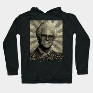 still misbehavin //baby billy // black design on t shirt Hoodie